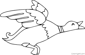 Free printable duck coloring pages download free clip art free. Easy Flying Mallard Duck Coloring Page Coloringall