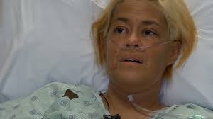 A Niagara Falls mom says she's lucky to be alive after police say her  ex-husband ran her over twice with his pickup truck. @Hannah Buehler WKBW  has more