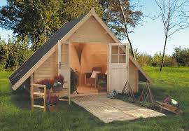 Comment Amenager Son Abri De Jardin Holzhutte Bauen Garten Ideen Hinterhof Kleine Hausideen