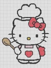 Cross stitch pattern from kitty and me featuring a teddy bear accompanied by poinsettia flowers! Crochet Patterns Hello Kitty Cross Stitch Pattern Graph E Mailed Pdf By Crochetpatternsetc Hello Kitty Cross Stitch Patterns Cross Stitch Baby