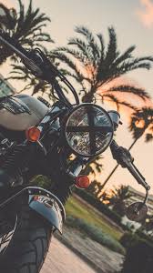 Download Wallpaper 1080x1920 Motorcycle Bike Palm Tree Sony Xperia Z1 Zl Z Samsung Galaxy S4 Htc On Xperia Wallpaper Moto Wallpapers Motorcycle Wallpaper