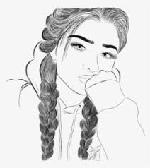 Let your creativty flow in these drawing games! Tumblr Kawaii Girl Tumblrgirl Aesthetic Drawings Of Girls Hd Png Download Kindpng