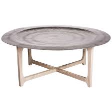 Photo Of Metal Round Tray Coffee Table Coffee Table Round Coffee Table Coffee Table Tray