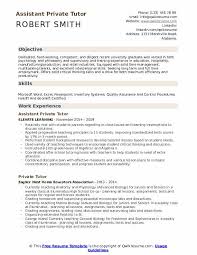 English tutor with over 10 years of experience in educating students in literature, grammar, and communication. Private Tutor Resume Samples Qwikresume