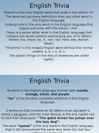 Buzzfeed staff, uk inuit russian tagalog norwegian urdu finnish icelandic tagalog korean gaelic. English Trivia Pdf English Language Planets