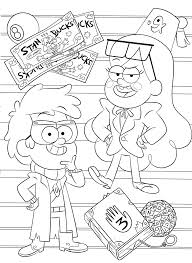 Free cool coloring pages for downloading and printing. Gravity Falls Coloring Pages Best Coloring Pages For Kids