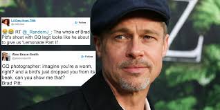 Photography by steven klein july 2005. Brad Pitt S Photo Shoot Is Being Mercilessly Mocked Indy100 Indy100