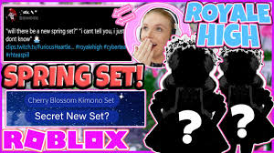 Sets in royale high are groups of accessories, skirts, and shoes that are intended to be worn together as a whole outfit. New Spring Set Coming Summer Updates Royale High Tea Youtube