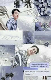 I Stay Up Too Late Got Nothing In My Brain Ustadz Umin End Exo Lockscreen Exo Xiumin Exo