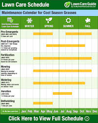 Lawn Care Calendar Schedule Diy Tips Year Round Diy