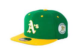 Men S Oakland Athletics Blockhead Snapback Cap Green Gold Adjustable American Needle Oakland Athletics Baseball Cap