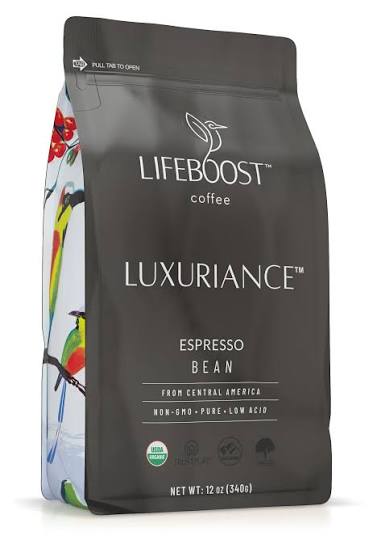 Amazon.com : Lifeboost Organic Espresso Low Acid Coffee Beans, 12oz | Third Party Tested for Mycotoxins, Mold & Pesticides, Non-GMO, Single Origin, Whole Bean, Stomach Friendly : Grocery & Gourmet Food