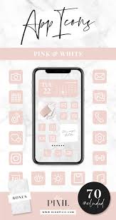 App Icons Ios 14 Aesthetic Pink Covers App Icon Iphone App Layout Iphone Home Screen Layout Download pink and white app icons for ios 14. app icons ios 14 aesthetic pink covers