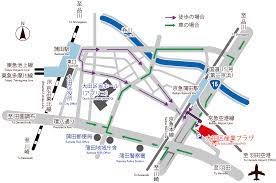 交通アクセス 大田区産業プラザpio 地図 デザイン 交通
