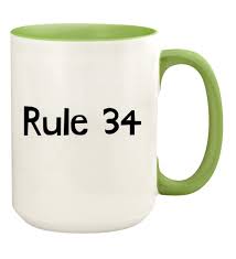 Amazon.com: Rule 34-15oz Ceramic Colored Handle and Inside Coffee Mug Cup,  Light Green : Home & Kitchen