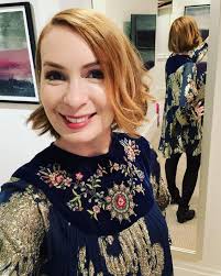 About to go to The Witcher premiere! Can't believe I'm dressed in something  fancy. Missing Tom Lenk tho! Can't wait to update