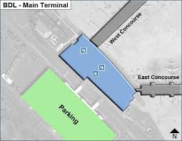 Hartford Bradley Bdl Airport Terminal Map