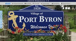 Website For The Village Of Port Byron Illinois Port Byron Business Calendar Byron