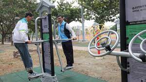 鹿港體育場增設體健設施完善鎮民運動空間 park slide park