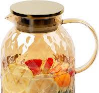 Amazon.com: WHJY Borosilicate Glass Pitcher with Lid, Half ...