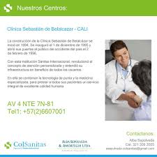 Sebastián de belalcázar (spanish pronunciation: En La Ciudad De Cali Podras Encontrar Nuestra Clinica Sebastian De Belalcazar Contactanos Alba Sepulveda 321 309 3205 Fuente Colsanitas Medisanitas Medicina Prepagada Alba Sepulveda Amortegui Ltda Facebook