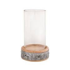 Elk Lifestyle Highland Galvanized Hurricane Candle Holder 291852 Bellacor
