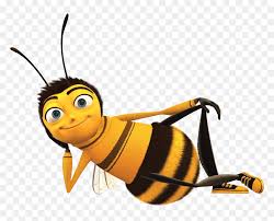 A bee with pollen on it. Download Bee Png For Designing Projects Barry Bee Movie Transparent Png Vhv