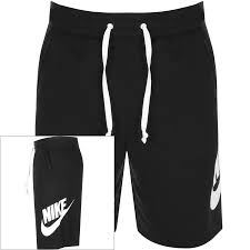 Black And White Shorts Nike Nike Alumni Logo Shorts Black Nike Cloth Logo Shorts Nike Fashion
