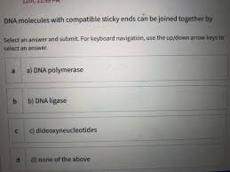 When molecules of water form flexible piles which stay together because of hydrogen bonding because of its molecular structure and the hydrogen bonding. Answered Dna Molecules With Compatible Sticky Bartleby