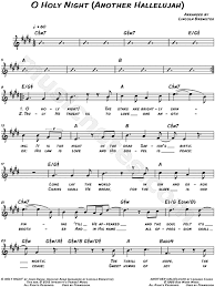 English lyrics by john sullivan dwight. Adolphe Charles Adam O Holy Night Another Hallelujah Sheet Music Leadsheet In E Major Download Print Sku Mn0110722