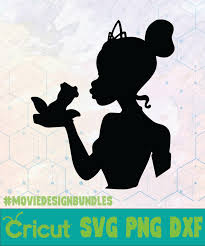Tiana Head Silhouette Disney Logo Svg Png Dxf Movie Design Bundles