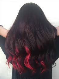 Dark Red Brunette Bright Pravana Red Underneath Fall Hair Matrix Color Savys Bright Red Hair Underneath Hair Color Underneath Black Red Hair