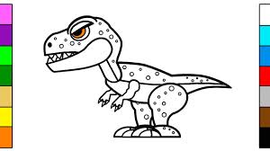 Big and dangerous dinosaur coloring page. Big Dinosaur Coloring Page For Kids Youtube