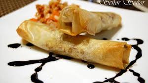 Goreng popia hingga keperangan dan toskan. Resepi Popia Cheese Paprika