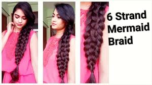 Whether you wear your hair in locs or not, this braided bun by chescalocs will save your everyday bun from whether you're hair is long or short, she shows you how you can add hair extensions to get more volume and length. Easy Hairstyles For Medium To Long Hair For College Work 6 Strand Mermaid Braid Indian Hairstyles Youtube