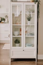 Cute White Ikea Cabinet Kitchen Display Cabinet Cabinet Decor Glass Cabinets Display