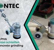 CONTEC ALPHA Beton schleifen / Concrete Grinding