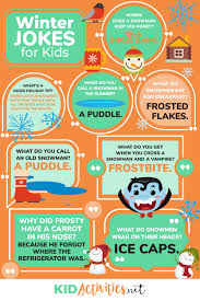 However, sometimes memorizing new jokes or coming up with original ones can be hard, even if you're naturally funny. 51 Winter Jokes For Kids Kid Activities