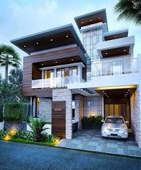 Beautiful Contemporary Facade House Minimalist House Design House Architecture Design