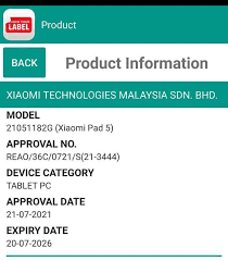 Maybe you would like to learn more about one of these? å°ç±³mi Pad 5é€šè¿‡sirimè®¤è¯ å³å°†åœ¨å¤§é©¬å'å¸ƒ Mdroid