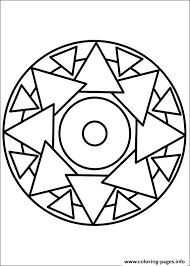 Mandala is a complex, symmetrical or asymmetrical ornament that represents a microcosm of the entire universe. Easy Simple Mandala 69 Coloring Pages Printable