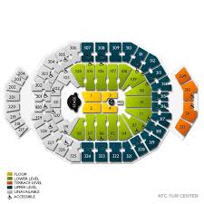 Kfc Yum Center 2019 Seating Chart