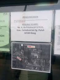 Pos laju klang customer service no.9. Poslaju Klang