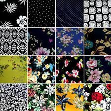 Pretty floral print (*exact pattern placement varies) lightweight brushed jersey knit fabric soft and mildly stretchy machine wash cold, inside out with like colors, lay flat and. Soft Touch Jersey Knit Stretch Dress Fabric Dty Floral Flowers 148cm Wide Eur 1 14 Picclick De