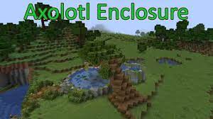 Players can find axolotls naturally spawning in dark water pools inside caves or waterlogged . Build An Axolotl Enclosure Minecraft Youtube