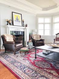 Eclectic Maine Home Tour Red Oriental Rug Rugs In Living Room Living Roon