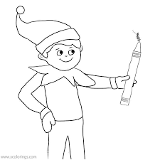 Year round north pole fun from. Elf On The Shelf Coloring Pages Wordsworth Is Playing Fireworks Xcolorings Com