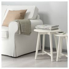 Kragsta White Nest Of Tables Set Of 2 Ikea Nesting Tables Ikea Coffee Table