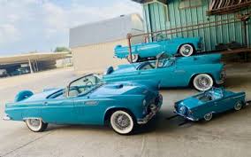Image result for Peacock Blue 1956 Thunderbird