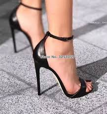 Aliexpress Com Buy Almudena Women Concise Suede Single Strap High Heel Sandals Stiletto Heels Buckle Strap Summer Dress Sh Heels Stiletto Heels Sandals Heels